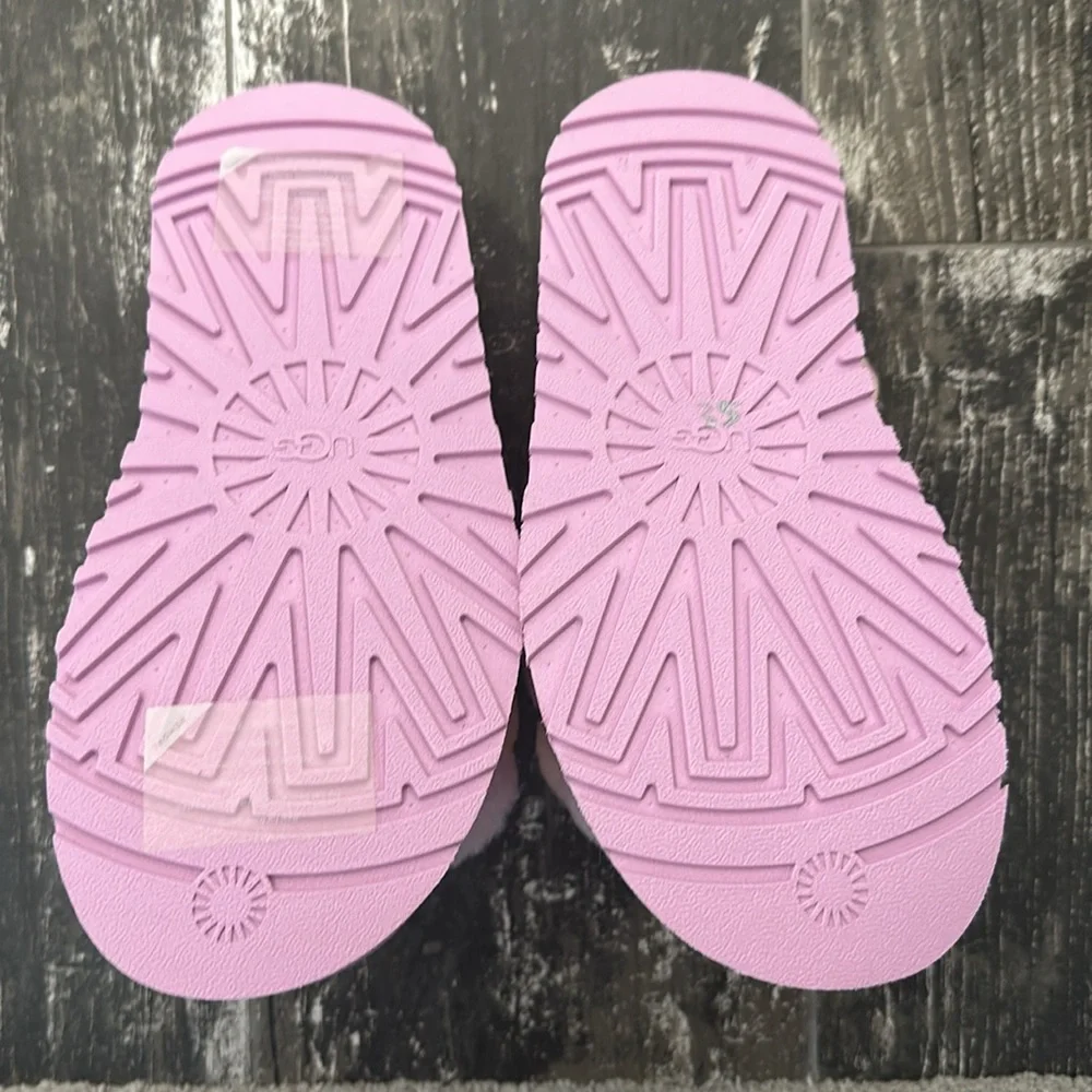 UGG Women's Disco Stripe Slippers Platform Slide Sandals - Picture 4 of 5